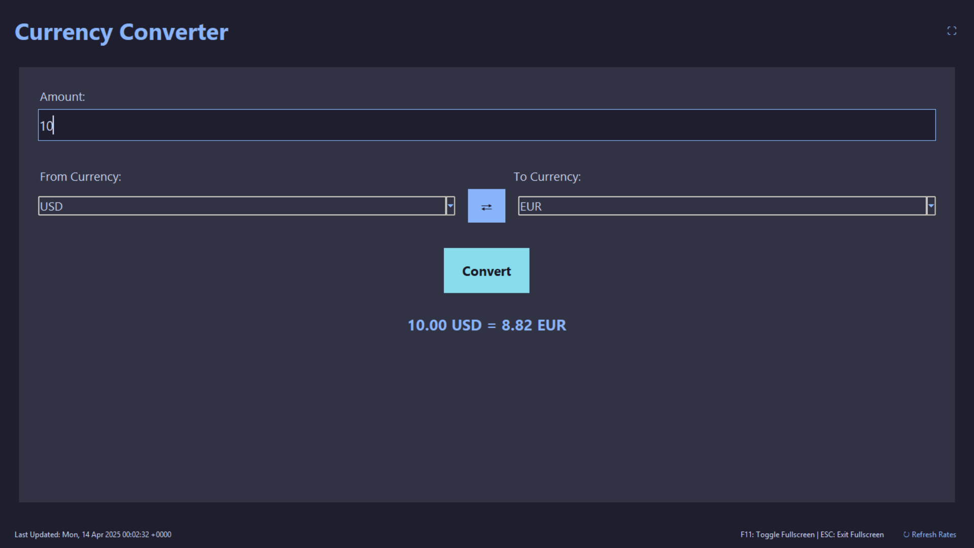 Currency Converter